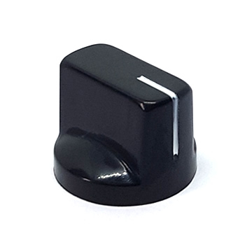 Davies 1510 Style Knob - Black - Click Image to Close